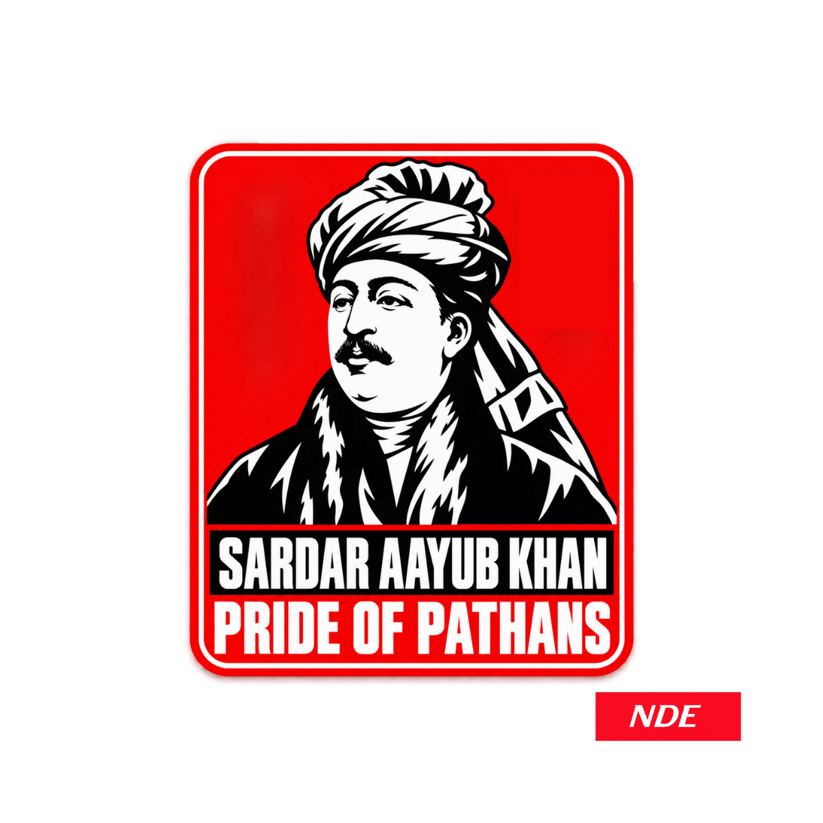 STICKER DECAL SARDAR AYUB KHAN