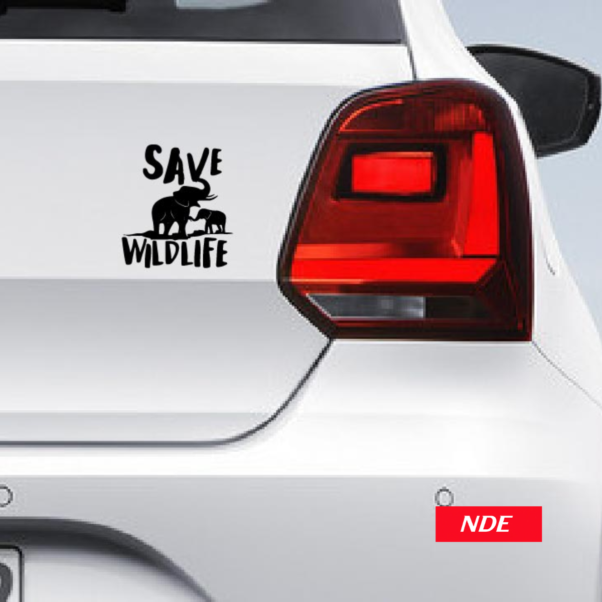STICKER DECAL SAVE WILD LIFE