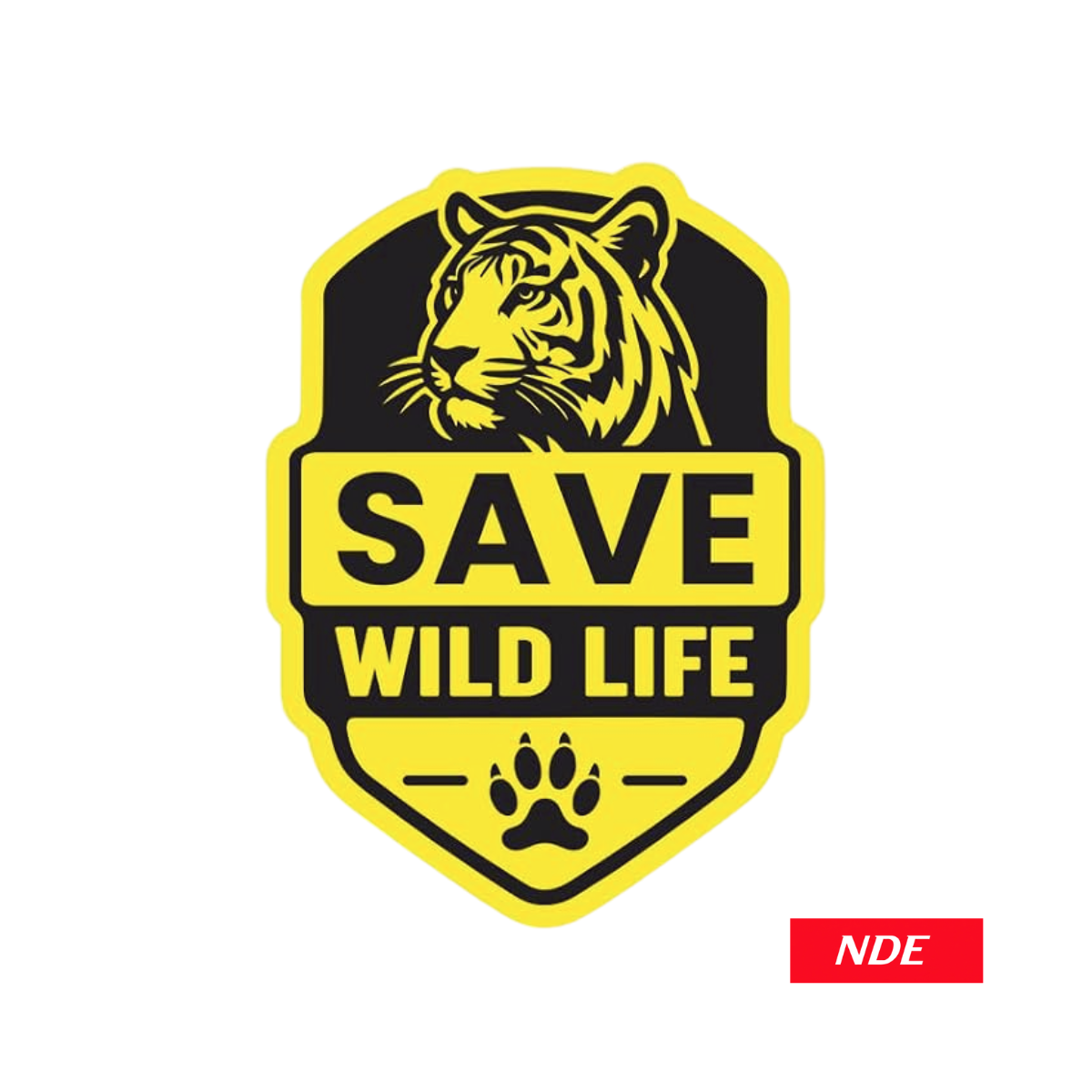 STICKER DECAL SAVE WILD LIFE