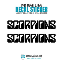 STICKER DECAL SCORPIONS