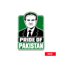 STICKER DECAL PRIDE OF PAKISTAN SHAH MEHMOOD QURESHI
