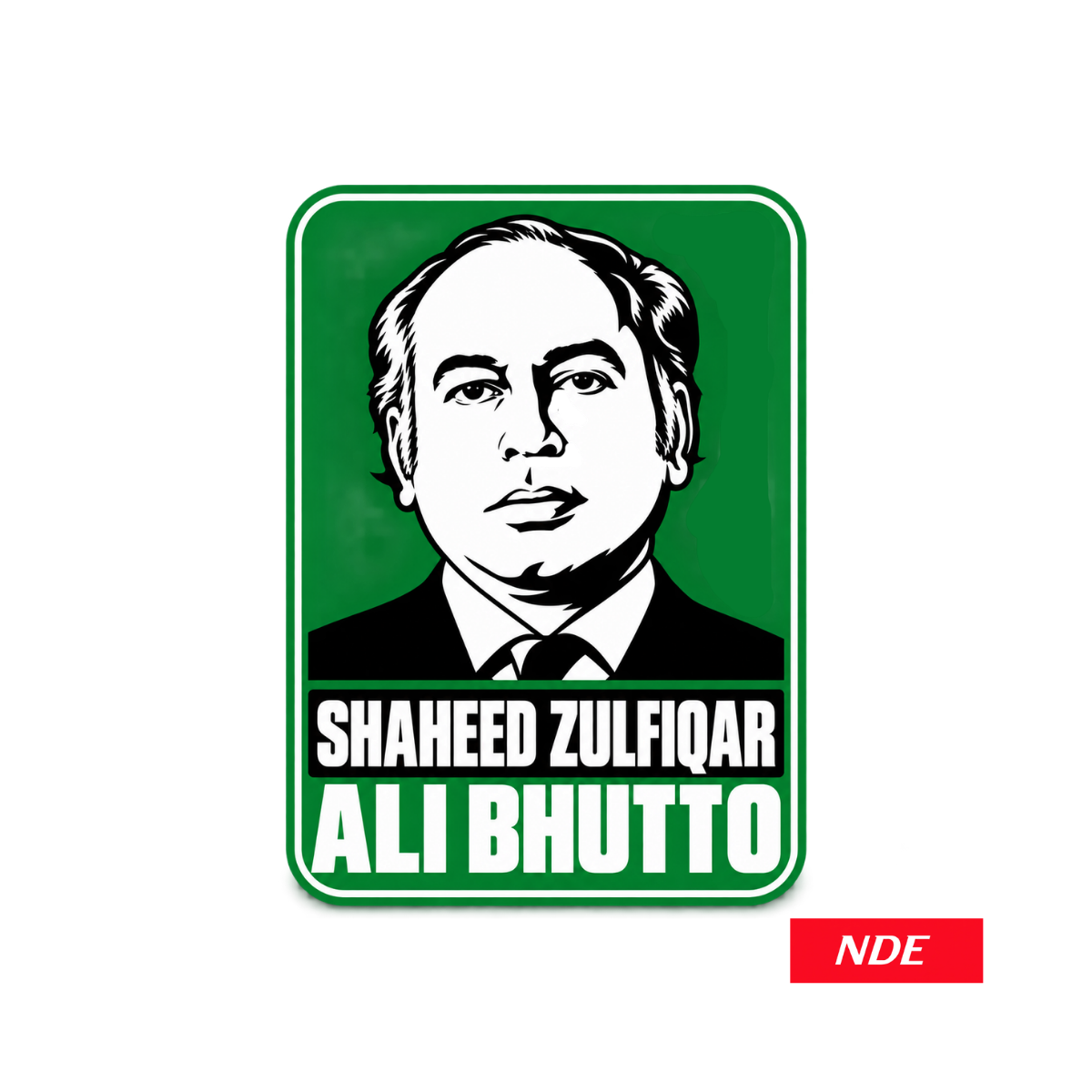 STICKER DECAL ZULFIQAR ALI BHUTTO