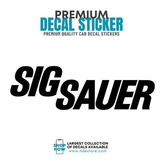 STICKER DECAL SIG SAUER
