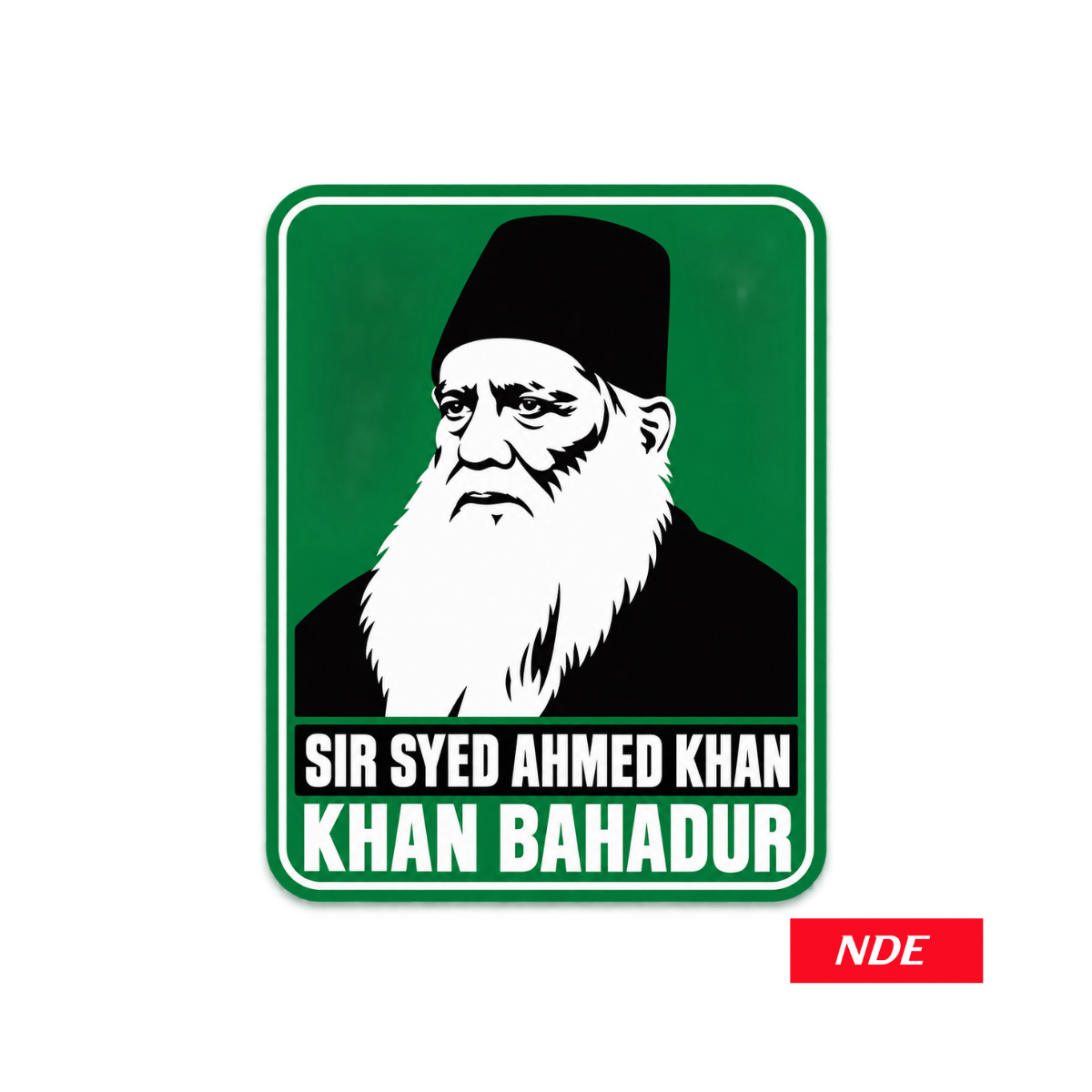 STICKER DECAL SIR SYED AHMED KHAN