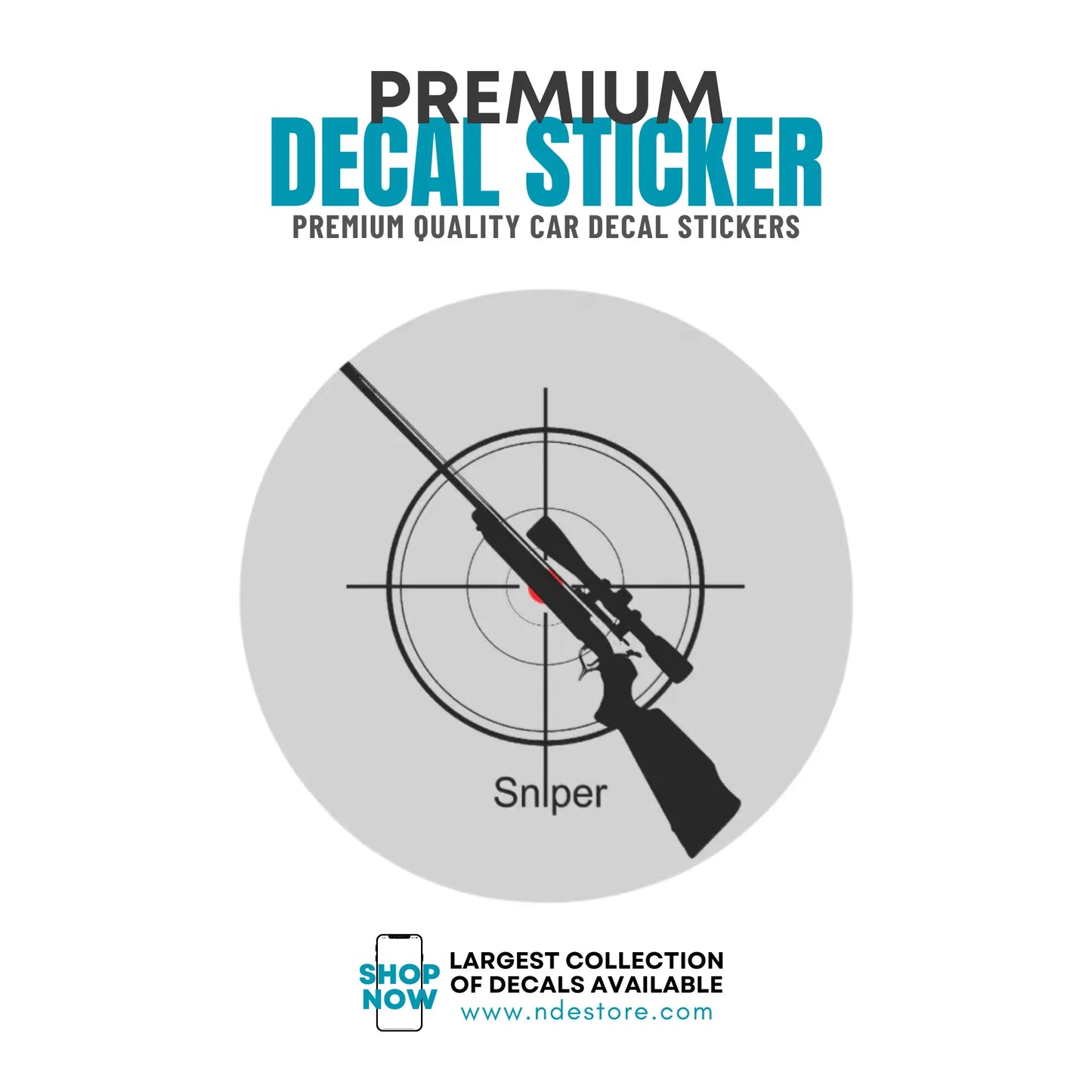 STICKER DECAL SNIPER TARGET
