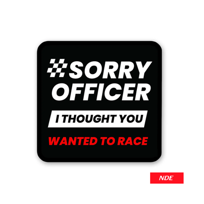STICKER DECAL JDM WANTED TO RACE
