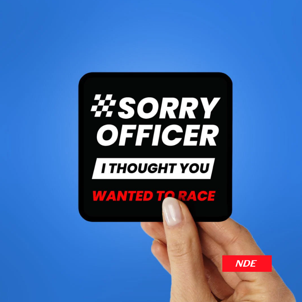 STICKER DECAL JDM WANTED TO RACE