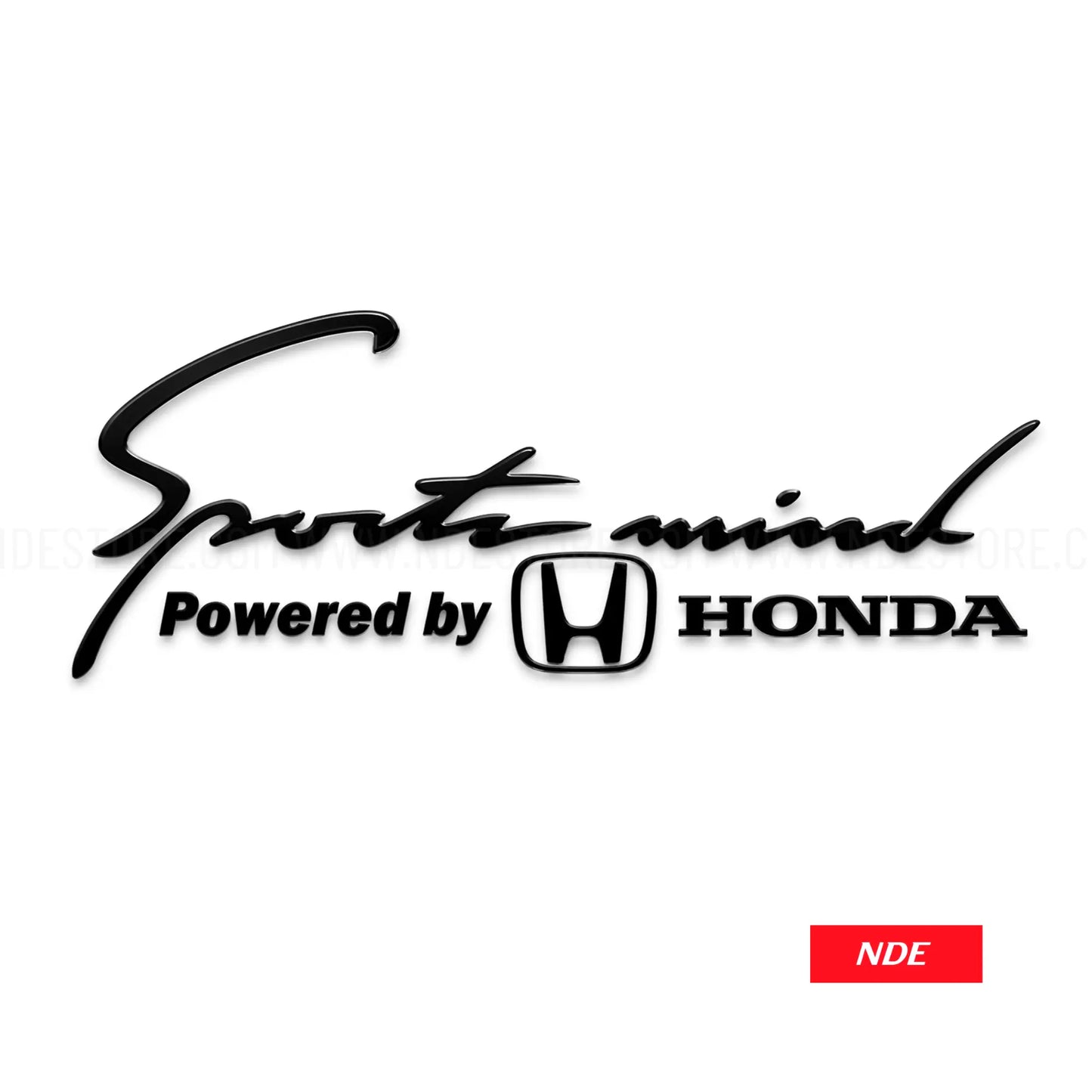 STICKER DECAL SPORTS MIND POWERED BY HONDA
