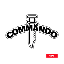 STICKER DECAL COMMANDO