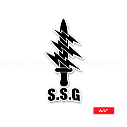 STICKER DECAL SSG