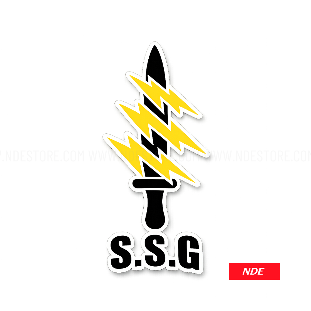 STICKER DECAL SSG
