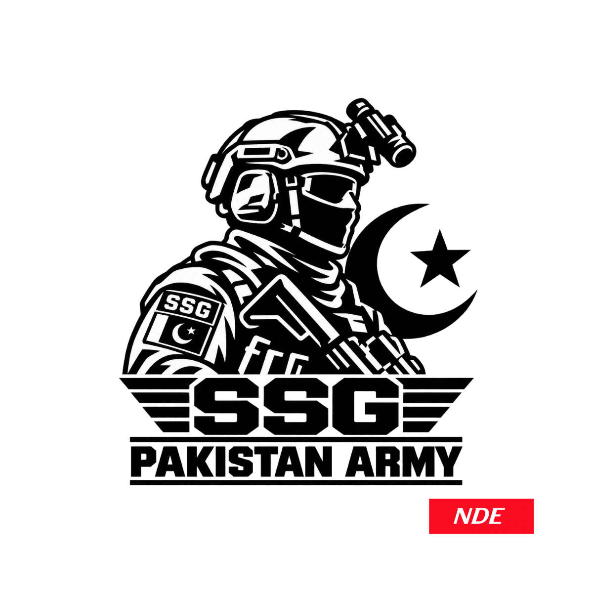 STICKER DECAL SSG PAKISTAN ARMY