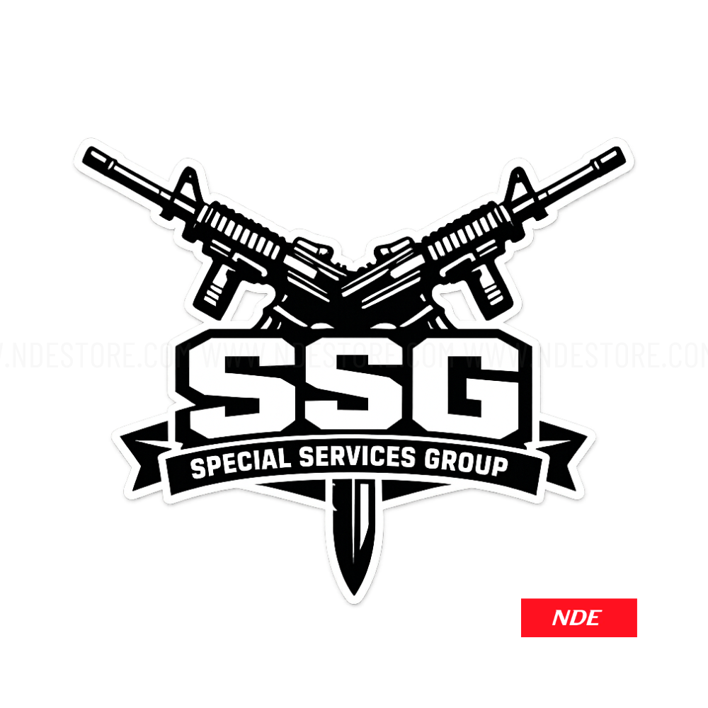 STICKER DECAL SSG