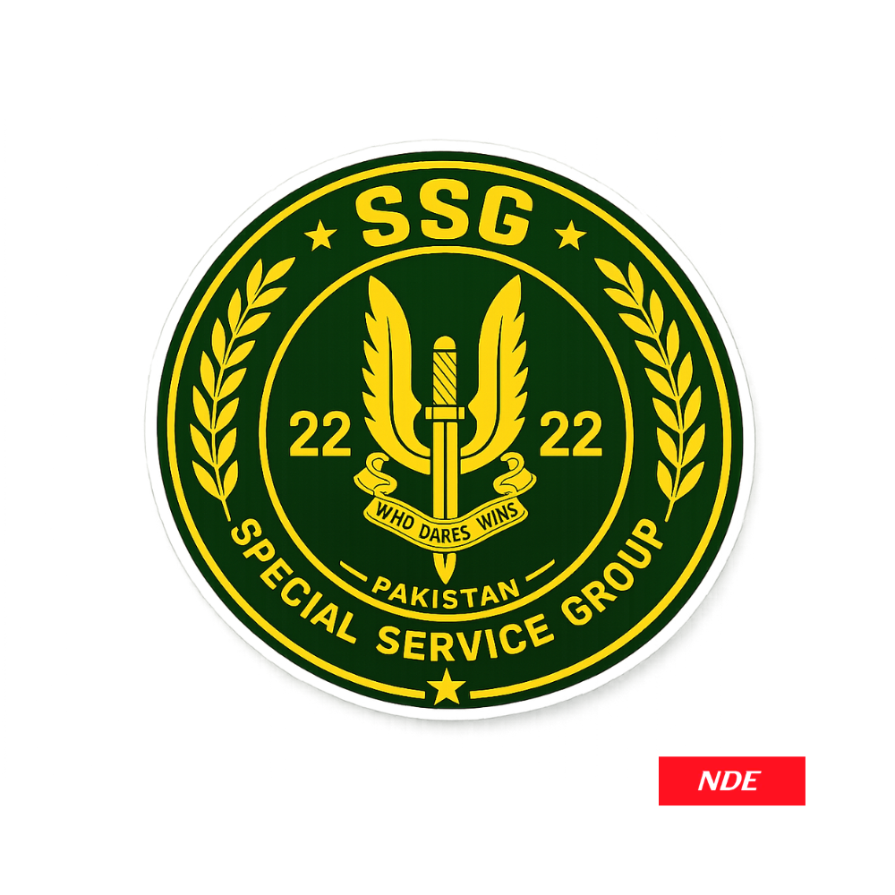 STICKER DECAL SSG