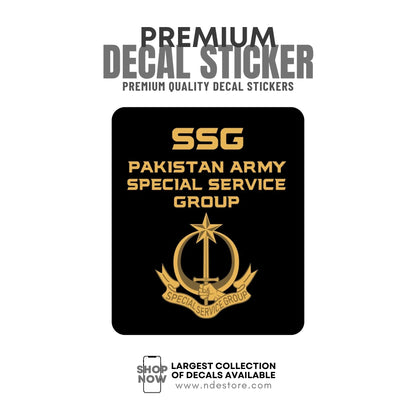 STICKER DECAL PAKISTAN SSG