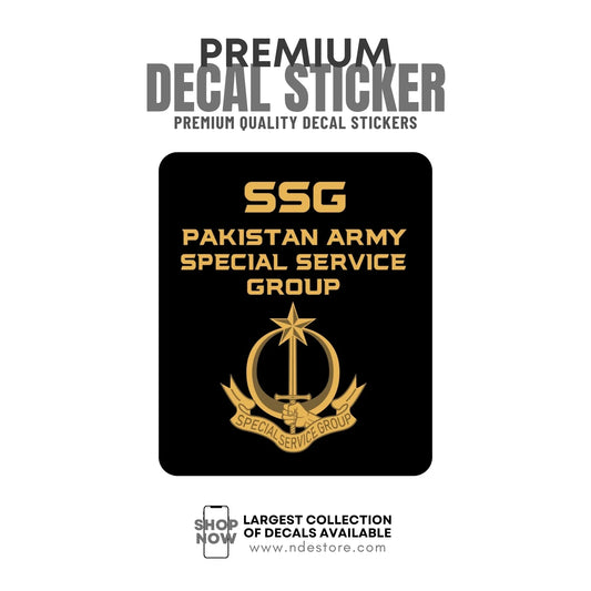 STICKER DECAL PAKISTAN SSG