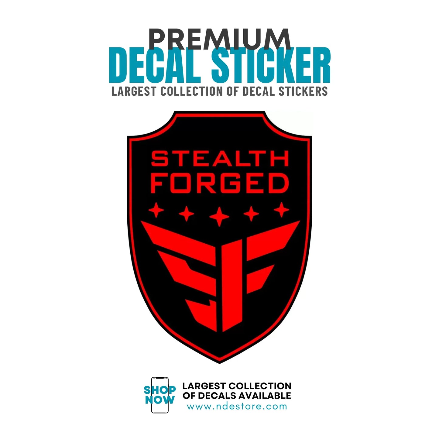 STICKER DECAL STEALTH FORGED