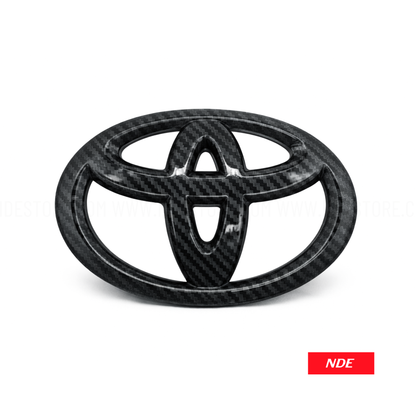 MONOGRAM EMBLEM STEERING FOR TOYOTA - CARBON FIBER