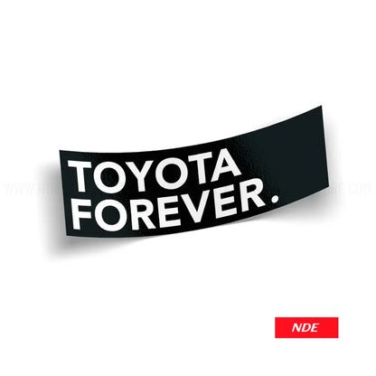 STICKER DECAL TOYOTA FOREVER
