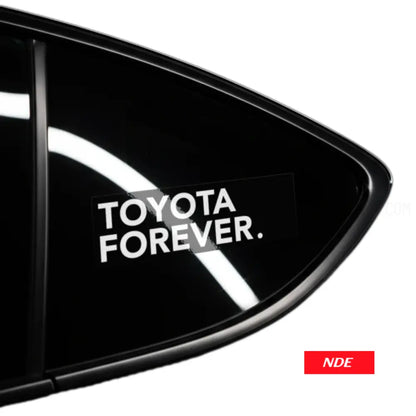 STICKER DECAL TOYOTA FOREVER