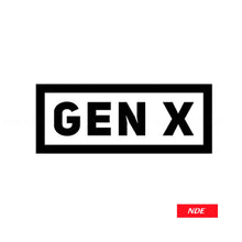 STICKER DECAL GEN X
