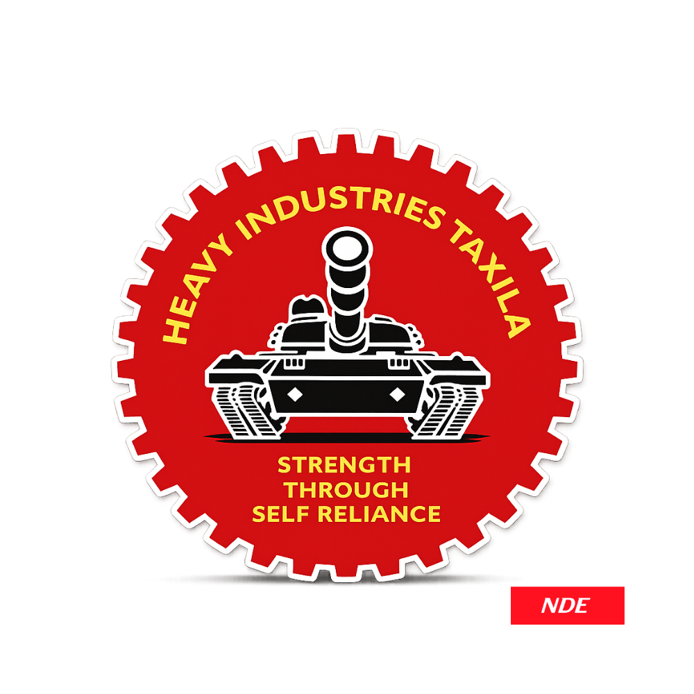 STICKER DECAL HEAVY INDUSTRIES TAXILA