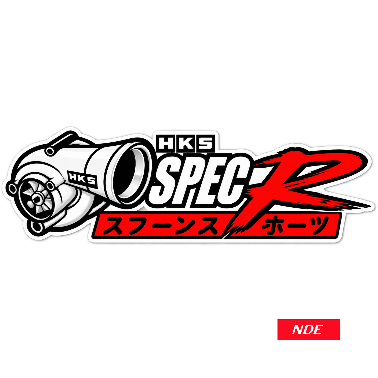 STICKER DECAL HKS SPEC R