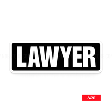 STICKER DECAL LAWYER