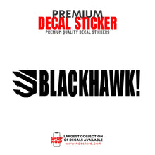 STICKER DECAL BLACKHAWK