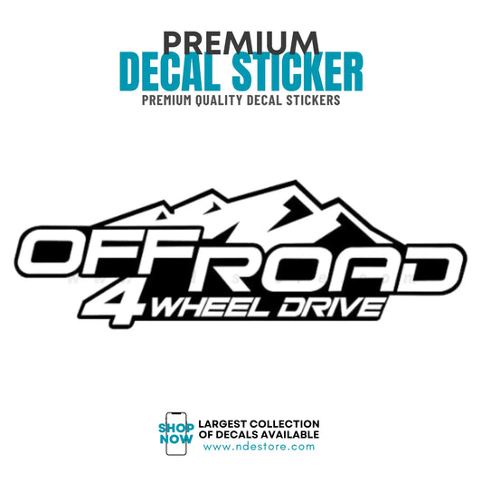 STICKER DECAL OFF ROAD 4WD