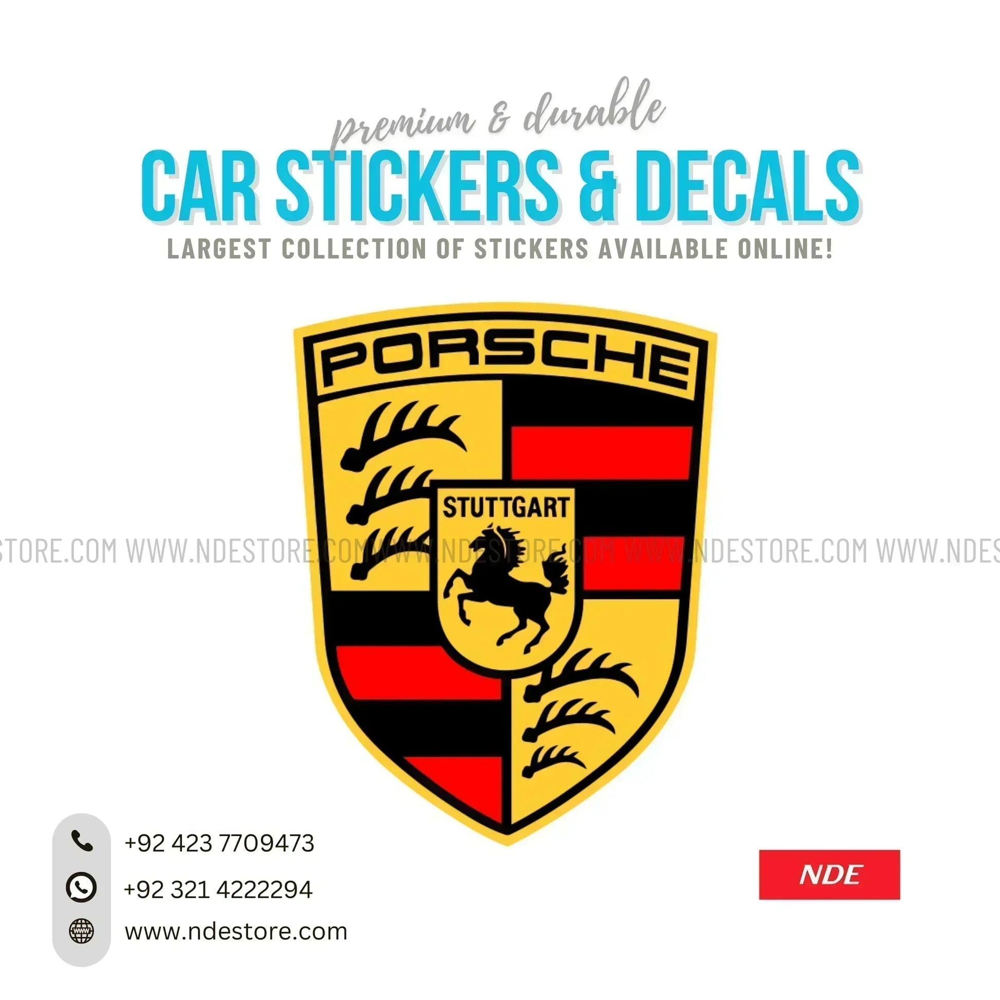 STICKER PORSCHE - ndestore.com