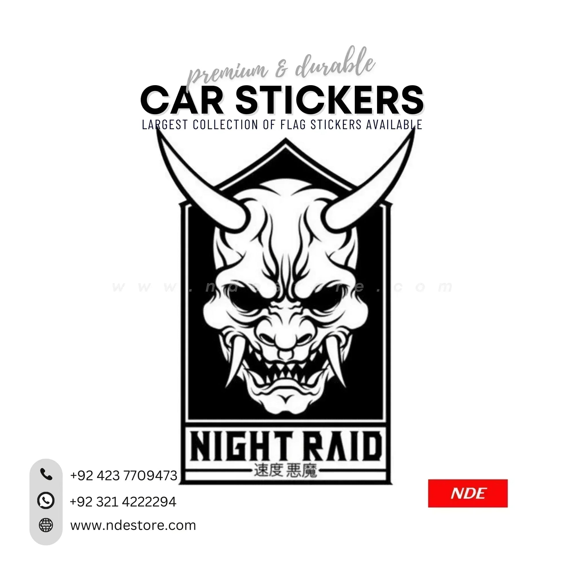 STICKER NIGHT RAID - ndestore.com