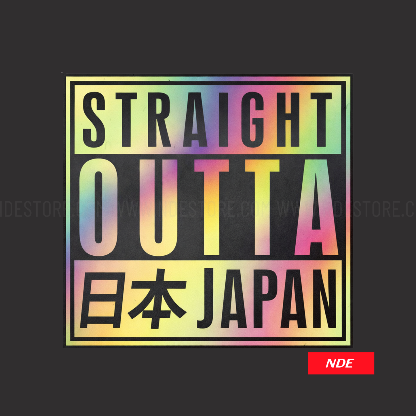 STICKER DECAL STRAIGHT OUTTA  JAPAN