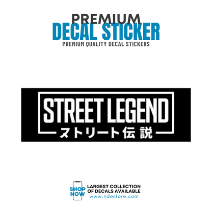 DECAL STICKER STREET LEGEND
