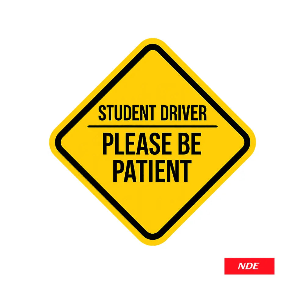 STICKER DECAL LEARNER DRIVER