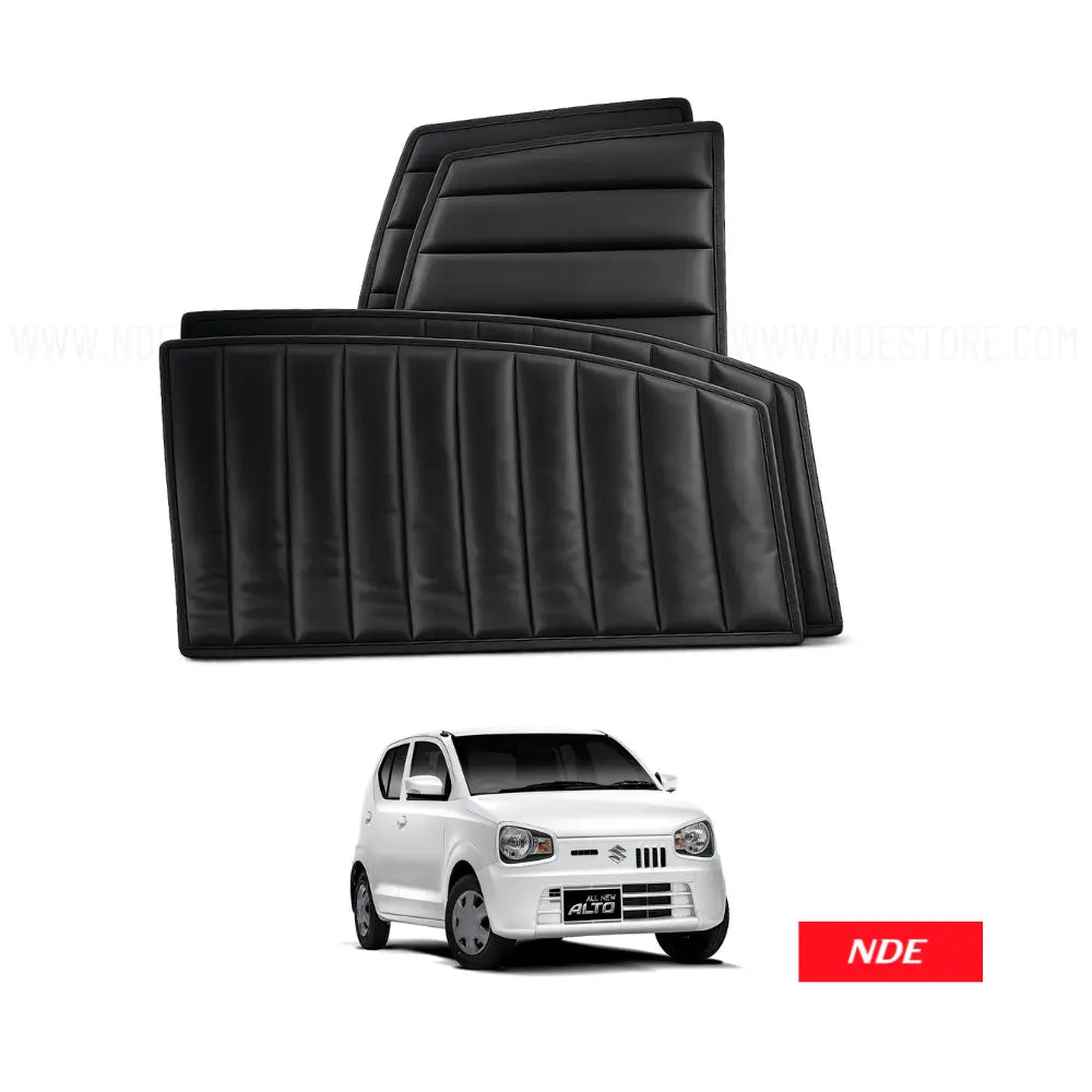 SUN SHADE SET BLACK WRINKLE FOR SUZUKI ALTO (2018-2026)