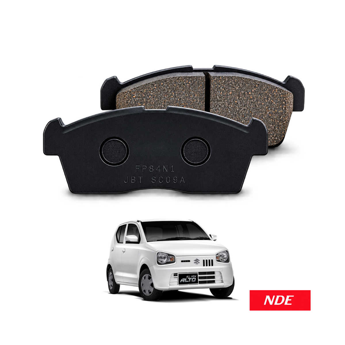BRAKE DISC PAD SET FRONT FOR SUZUKI ALTO (2018-2026)