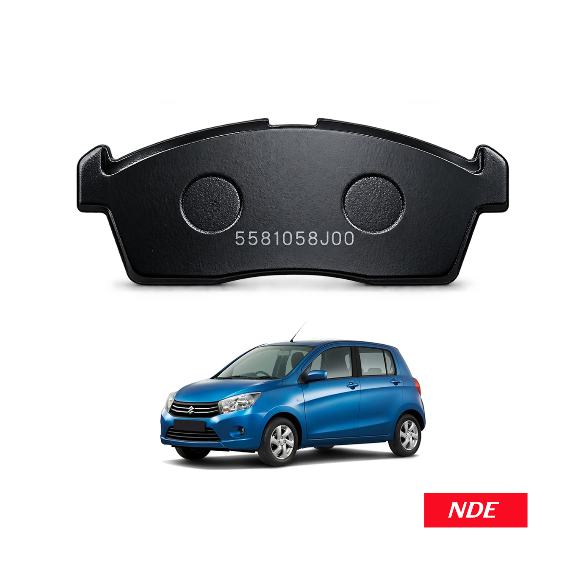 BRAKE DISC PAD SET FRONT AKEBONO FOR SUZUKI CULTUS (2018-2026)