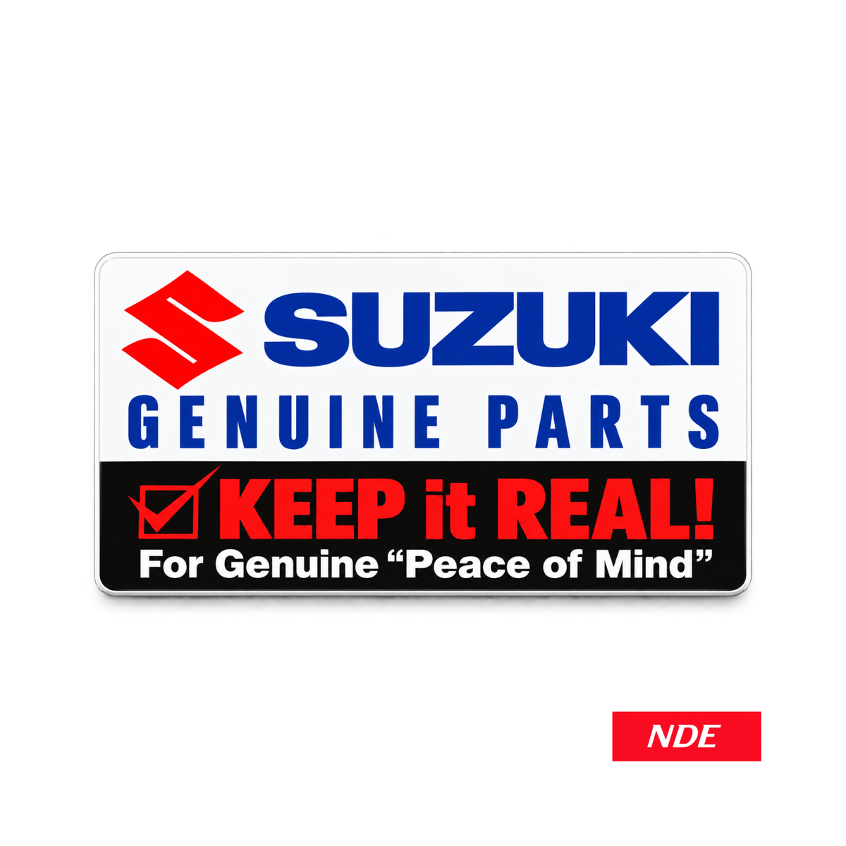 Suzuki label sticker design 004