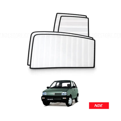 SUN SHADE SET WHITE FOR SUZUKI MEHRAN