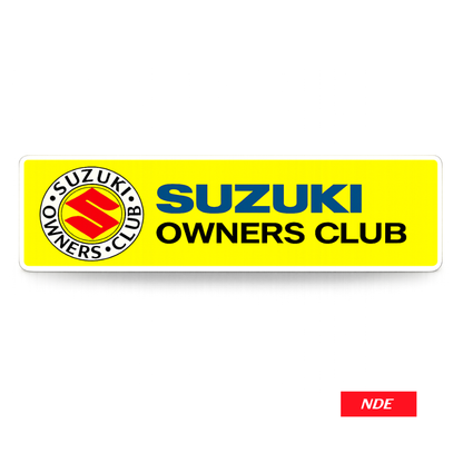 STICKER DECAL SUZUKI ONWNERS CLUB