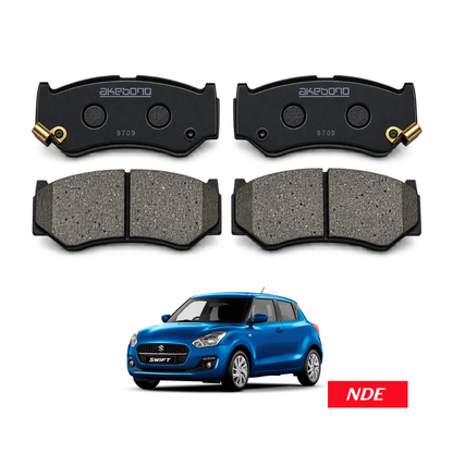 BRAKE DISC PAD SET FRONT AKEBONO FOR SUZUKI SWIFT (2021-2026)