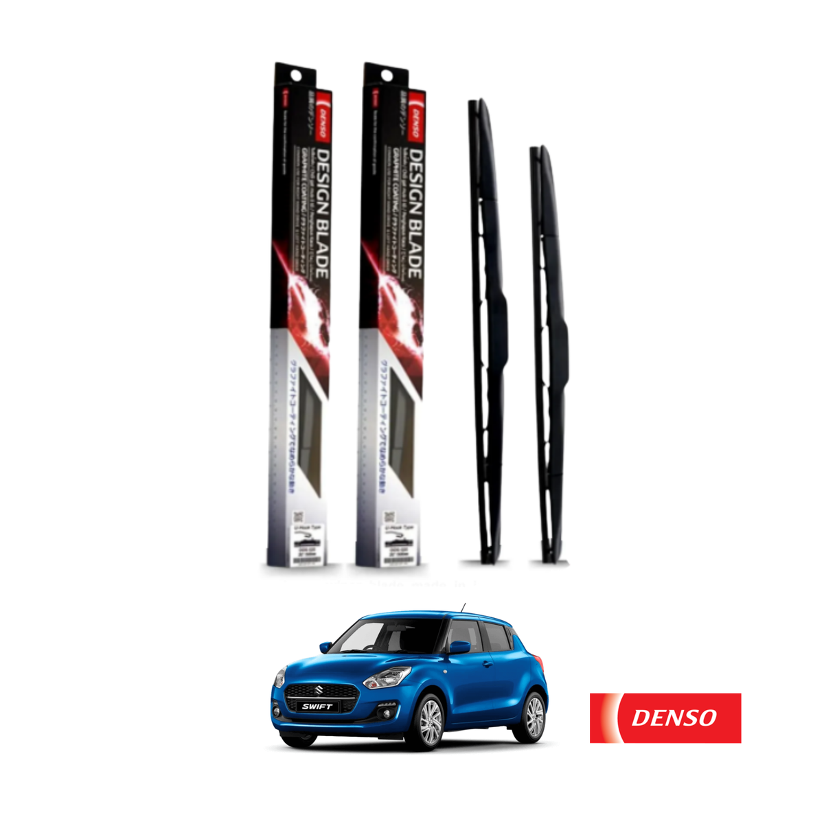 WIPER BLADE DENSO HYBRID FOR SUZUKI SWIFT (2021-2026)