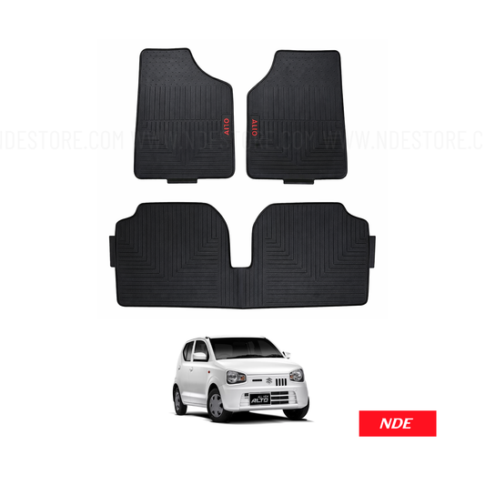 FLOOR MAT SET RUBBER FOR SUZUKI ALTO (2018-2026)