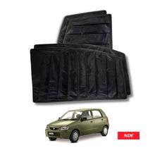 SUN SHADE SET BLACK WRINKLE FOR SUZUKI ALTO VXR