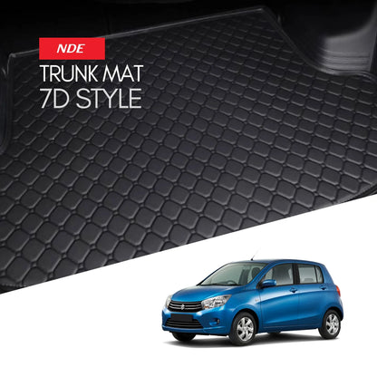 TRUNK FLOOR MAT 7D STYLE FOR SUZUKI CULTUS (2018-2025)