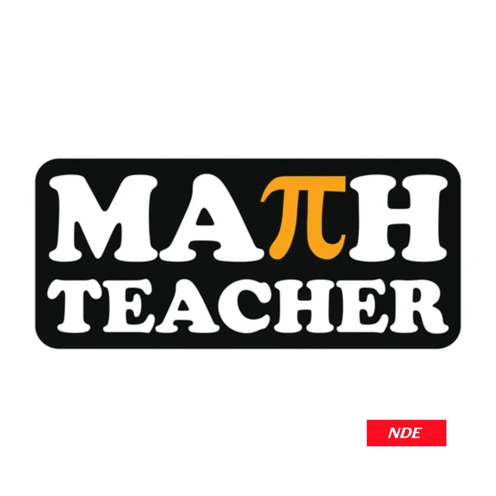 STICKER DECAL TEACHER MATH