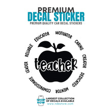 STICKER DECAL TEACHER