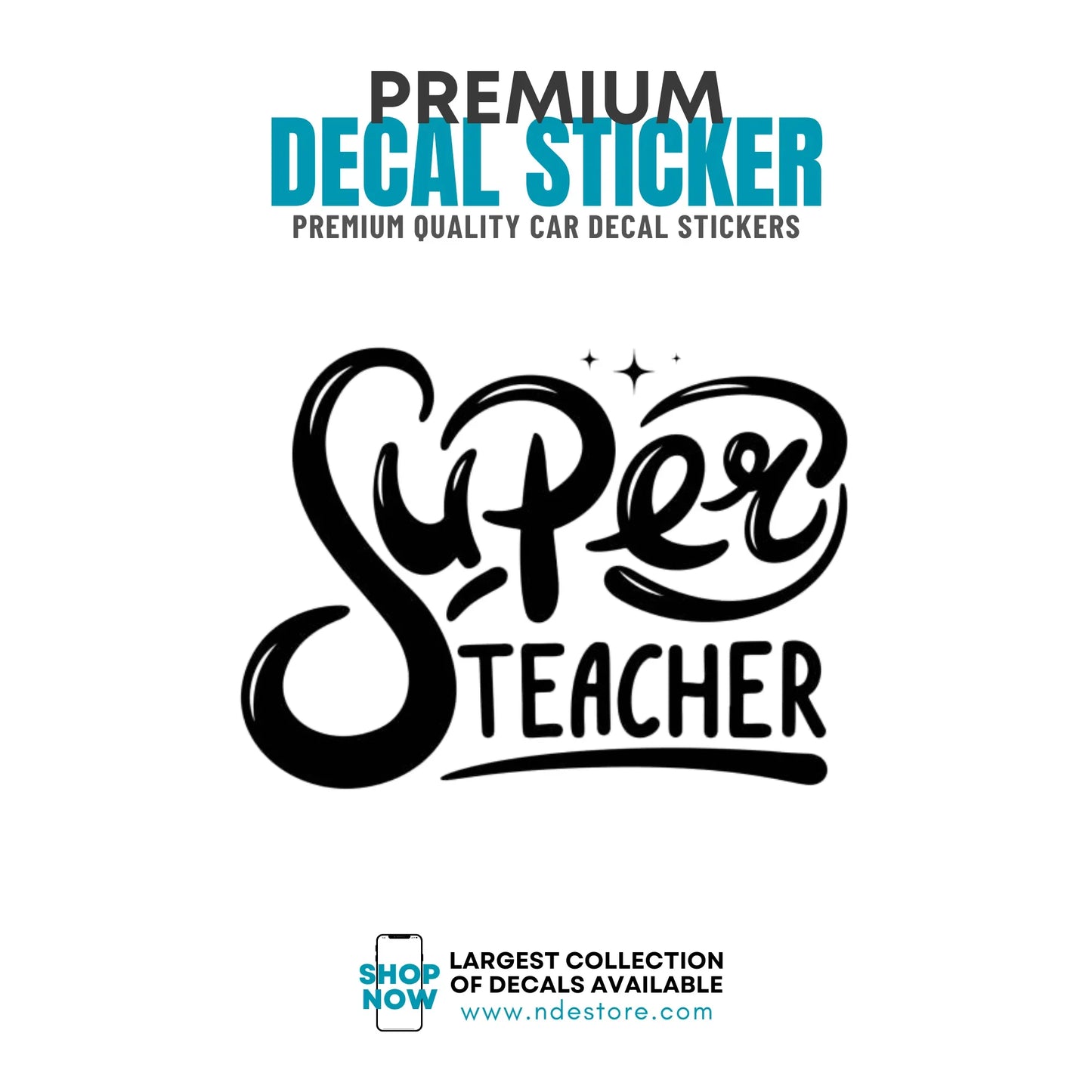 STICKER DECAL TEACHER