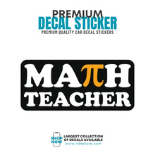 STICKER DECAL TEACHER MATH
